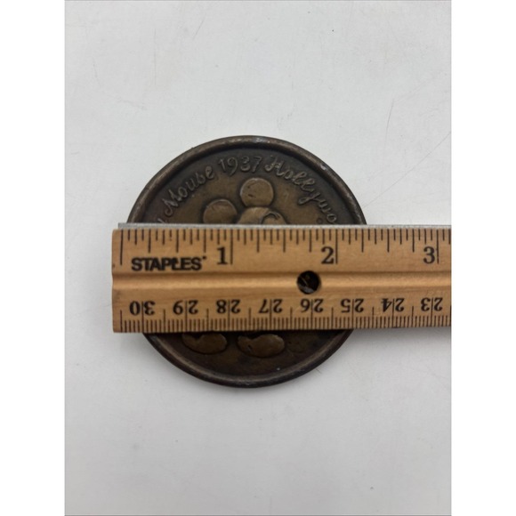Tiffany & Co Buckle & Original Belt Sun Rubber Mickey Mouse  Tiffany Studio Sun Rubber Co. Mickey Mouse 1937 Hollywood U.S.A. Belt Buckle